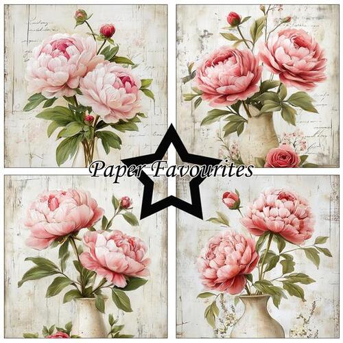 Paper Favourites 15x15 PF562 Grunge Floral