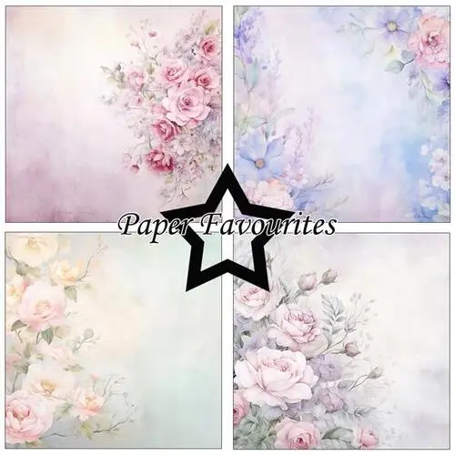 Paper Favourites 30,5x30,5 PF477 Watercolor Floral