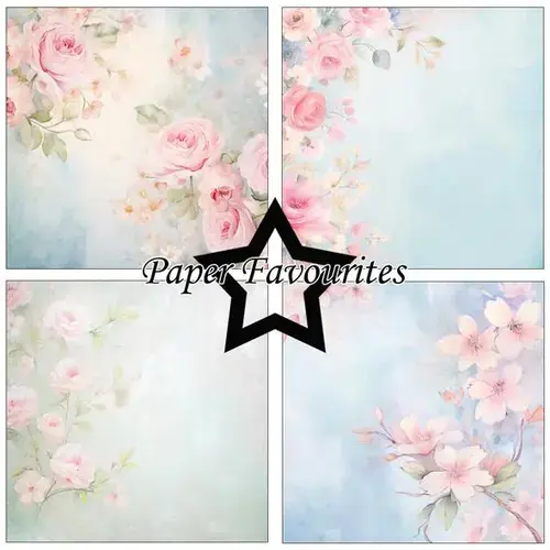 Paper Favourites 30,5x30,5 PF477 Watercolor Floral