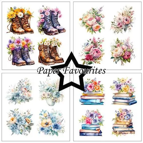 Paper Favourites 30,5x30,5 PF484 Floral Spring