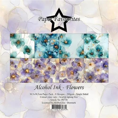 Paper Favourites 30,5x30,5 PF736 Alcohol Ink - Flowers