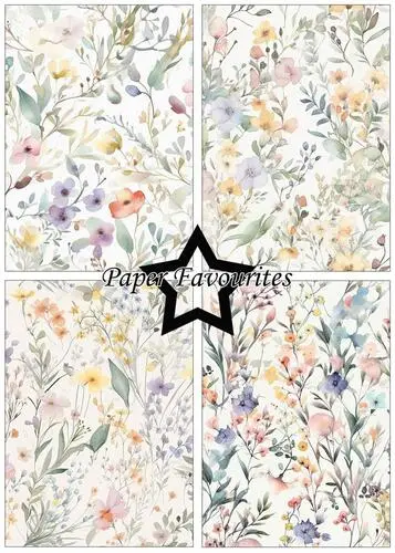 Paper Favourites A5 Paper Pack PFA167 - Spring Flowers