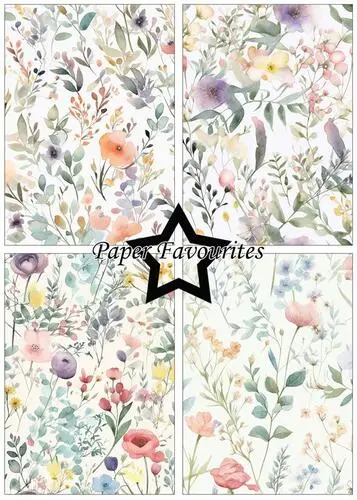 Paper Favourites A5 Paper Pack PFA167 - Spring Flowers