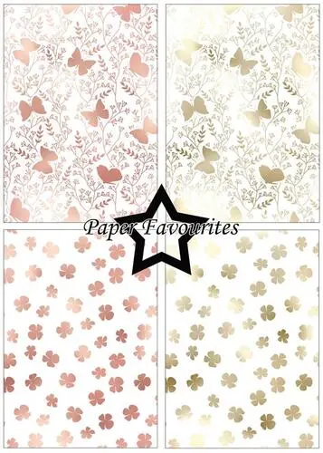 Paper Favourites A5 Paper Pack PFA182 - Luxury Wedding