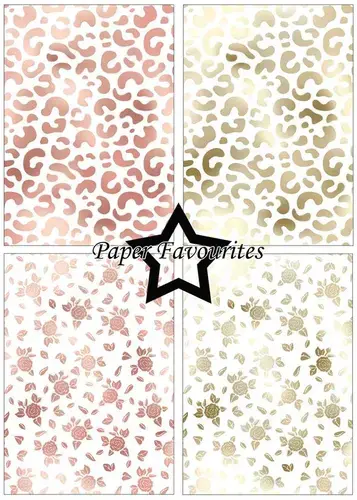 Paper Favourites A5 Paper Pack PFA182 - Luxury Wedding
