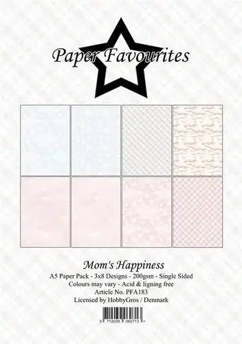 Paper Favourites A5 Paper Pack PFA183 - Mom's Happiness