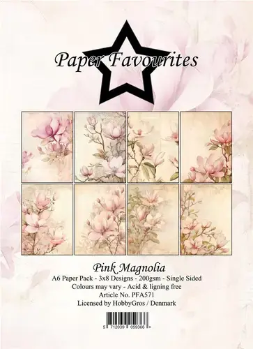 Paper Favourites A6 Paper Pack - Pink Magnolia