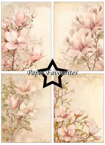 Paper Favourites A6 Paper Pack - Pink Magnolia