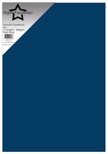Paper Favourites Smooth Cardstock A4 - Fresh Blue