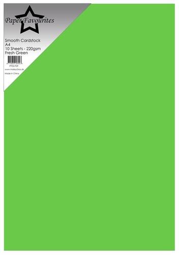 Paper Favourites Smooth Cardstock A4 - Fresh Green