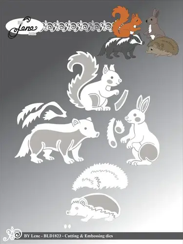 By Lene dies BLD1823 - Forest Friends