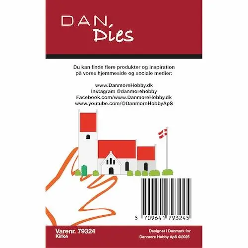 Dan Dies 79324 - Kirke m/ flag