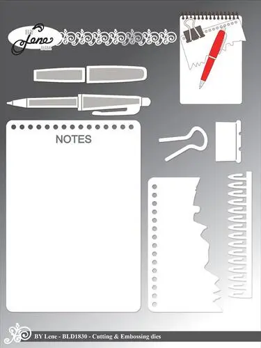 By Lene dies BLD1830 -Notepad