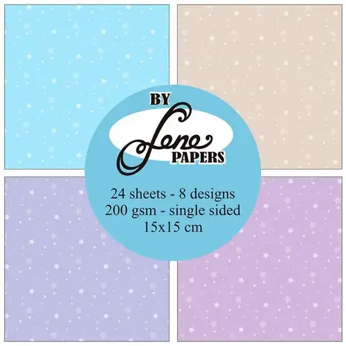 BY Lene Paperpad BLP077 - BABY Pastel 15x15cm