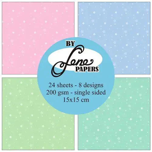 BY Lene Paperpad BLP077 - BABY Pastel 15x15cm