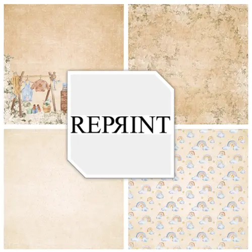 Forudbestilling: Reprint - Vintage Baby 8x8 Inch Paper Pack