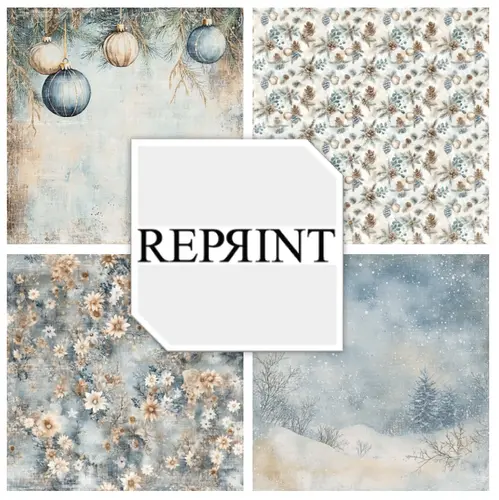 Forudbestilling: Reprint - Winter Vibes 12x12 Inch Paper Pack