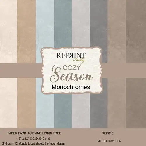 Forudbestilling: Reprint - Cozy Season 12x12 Inch Cardstock