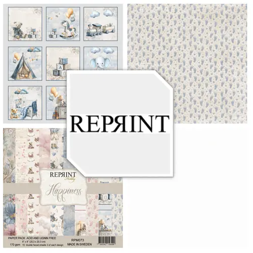 Forudbestilling: Reprint - Happiness 12x12 Inch Paper Pack
