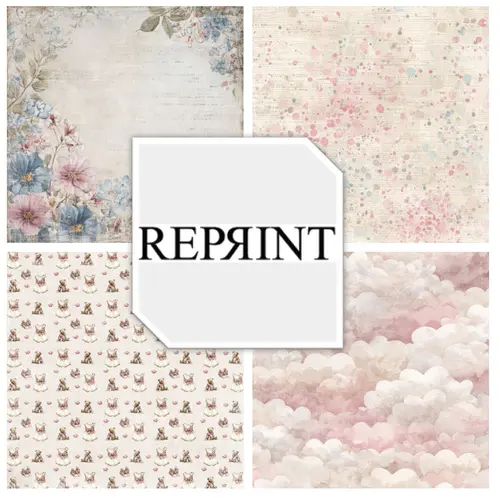 Forudbestilling: Reprint - Happiness 8x8 Inch Paper Pack