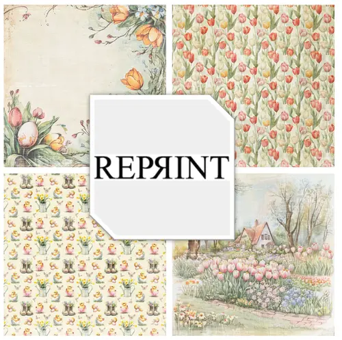 Forudbestilling: Reprint - Hello Easter 8x8 Inch Paper Pack