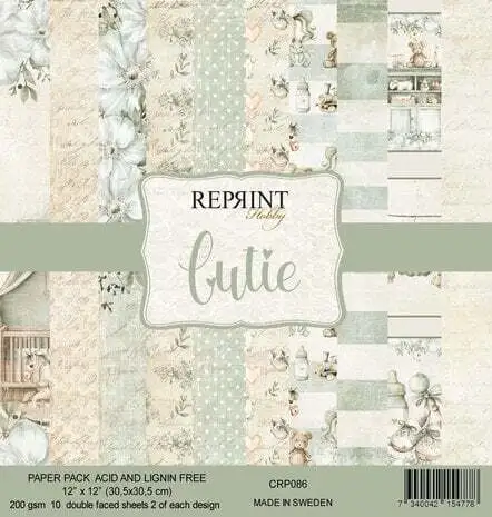 Forudbestilling: Reprint - Cutie12x12 Inch Paper Pack
