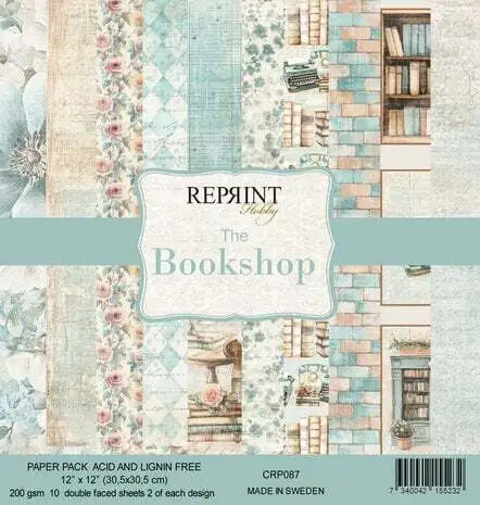 Forudbestilling: Reprint - The Bookshop 12x12 Inch Paper Pack