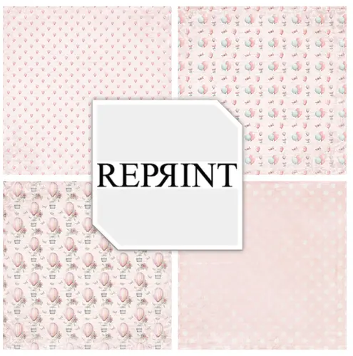 Forudbestilling: Reprint - Teddy Baby 8x8 Inch Paper Pack