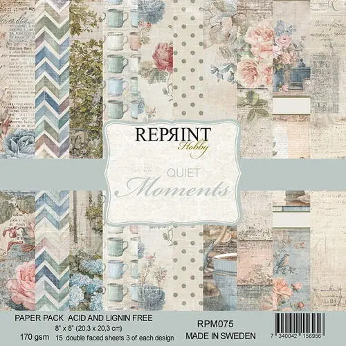 Forudbestilling: Reprint - Quiet Moments 8x8 Inch Paper Pack