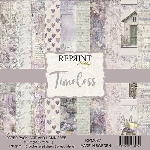 Forudbestilling: Reprint - Timeless 8x8 Inch Paper Pack