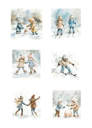 Forudbestilling: Reprint Klippeark - Children Playing