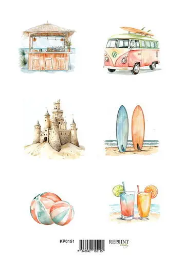 Forudbestilling: Reprint Klippeark - The Beach