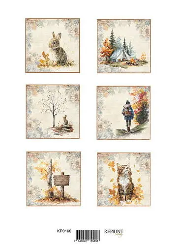 Forudbestilling: Reprint Klippeark - Cozy Season tags