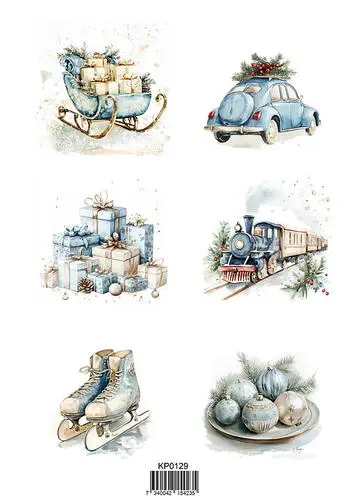 Forudbestilling: Reprint Klippeark - Winter Vibes 1