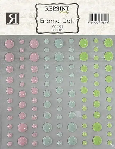 Forudbestilling: Reprint Enamel Dots - Happiness