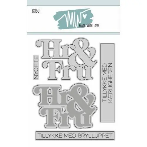 Made with Love dies 63501 - Hr & Fru