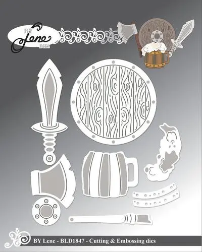 By Lene dies BLD1847 - Accessories for #BLD1844