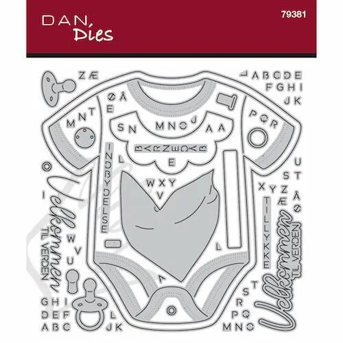Dan Dies 79318 - Baby body kort