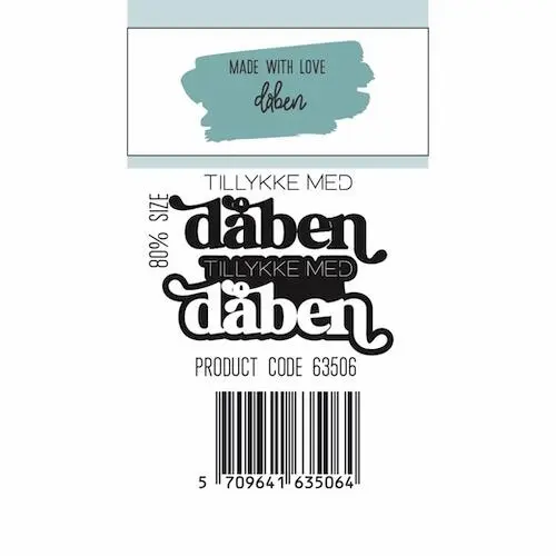 Made with Love dies  63506 - Dåben