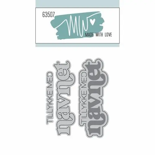 Made with Love dies 63507 - Navnet