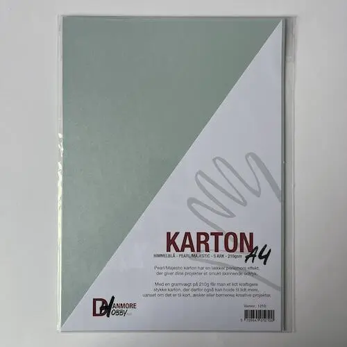 Majestic karton A4 - Himmelblå