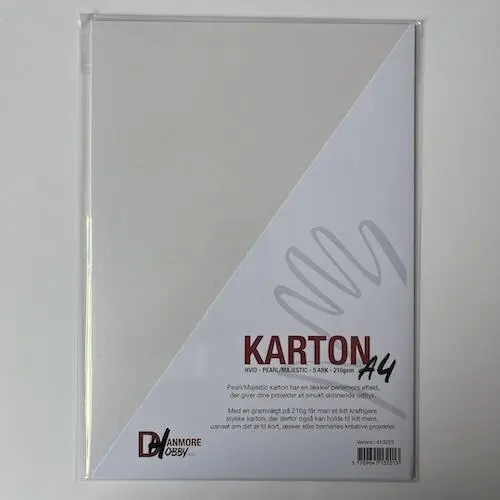 Majestic karton A4 - Hvid