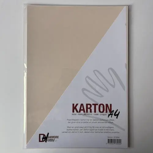 Majestic karton A4 - Rosa