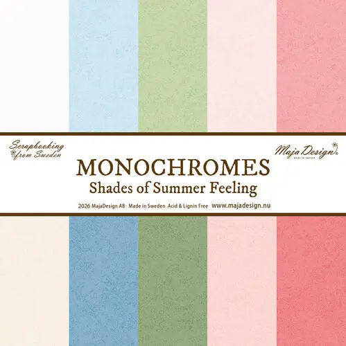 FORUDBESTILLING: Maja Design - 12x12" Monochromes SAMPAK - Summer Feeling