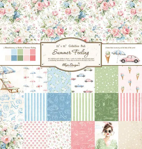FORUDBESTILLING: Maja Design - Summer Feeling - 12x12" Collection Pack