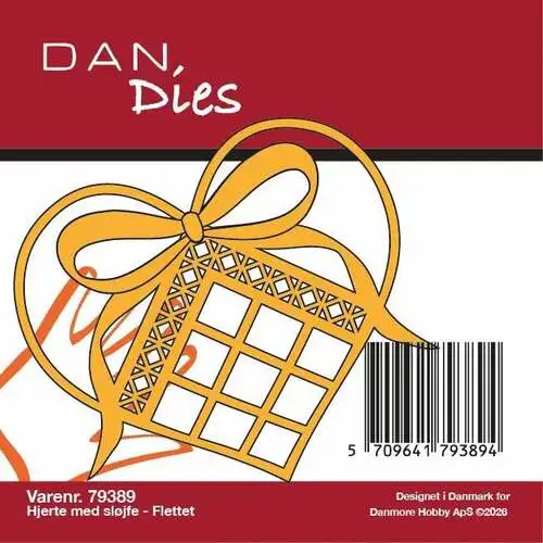 Dan Dies 79389 - Hjerte m. sløjfe flettet