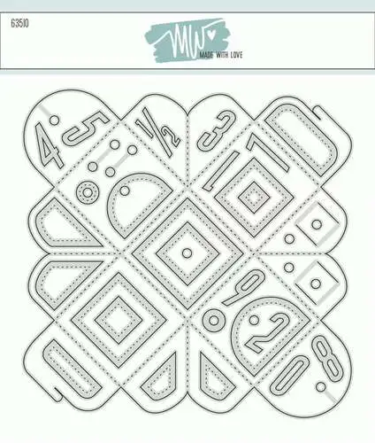 Made with Love dies 63510 - No Glue Box