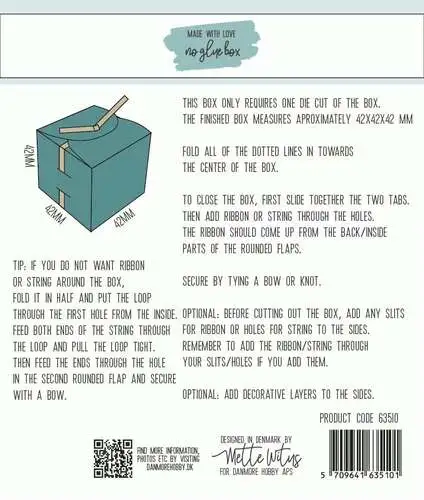 Made with Love dies 63510 - No Glue Box