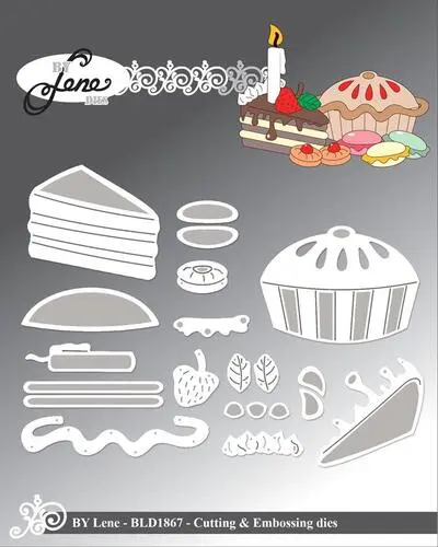 By Lene dies BLD1867 - Cake