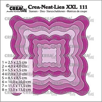 Crealies Dies Crea-Nest-Lies XXL 111